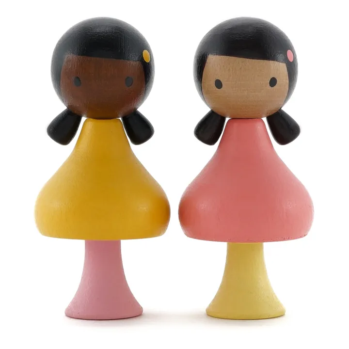 Clicques Personnages en bois Ruby & Coco
