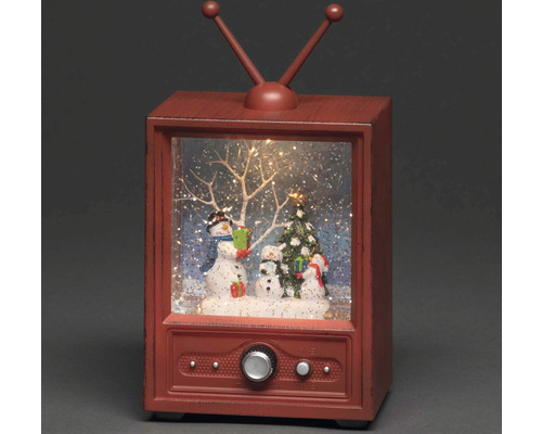 Konstsmide LED waterlantaarn met sneeuwpoppen, warm wit licht