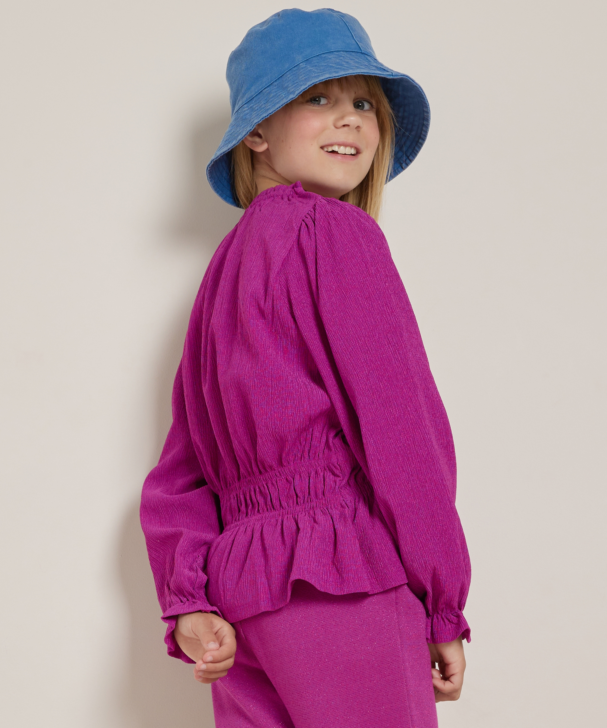 top met elastische taille