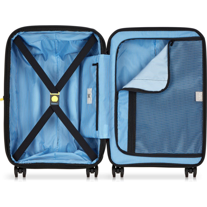 Delsey Valise Extensible Lutèce SE - 4 doubles roues 55 cm marine