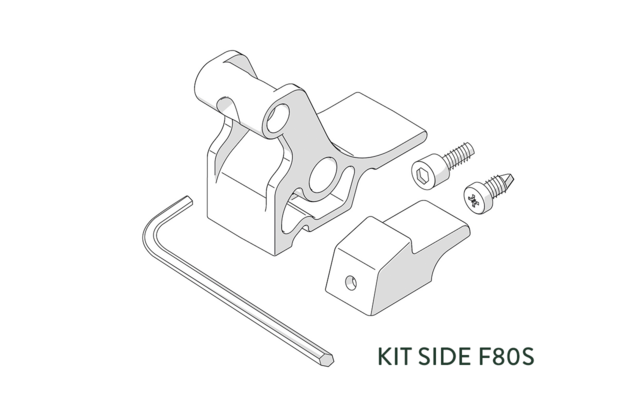 Fiamma Montagematerial Kit Side W Pro F80