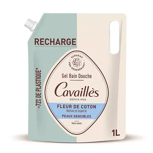 Cavaillès Eco-Recharge 1L Gbd Algodão Flor