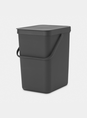 Sort & Go afvalemmer, 25 liter - Grey