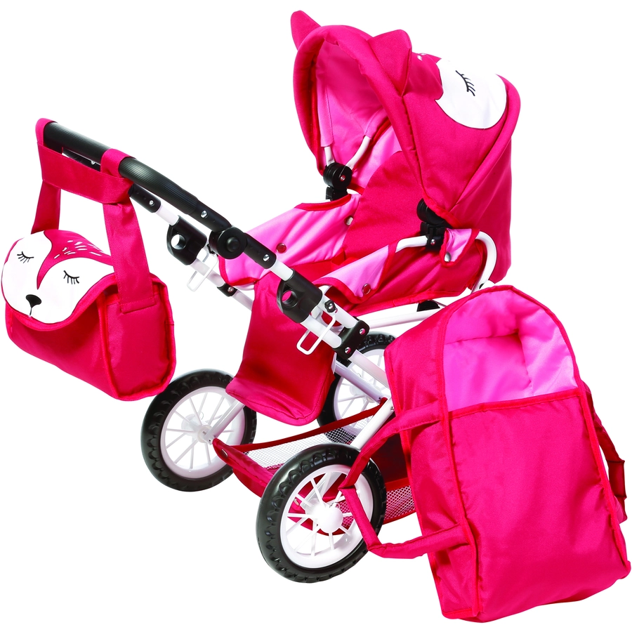 knorr toys® Puppenwagen Ruby - Foxx rot