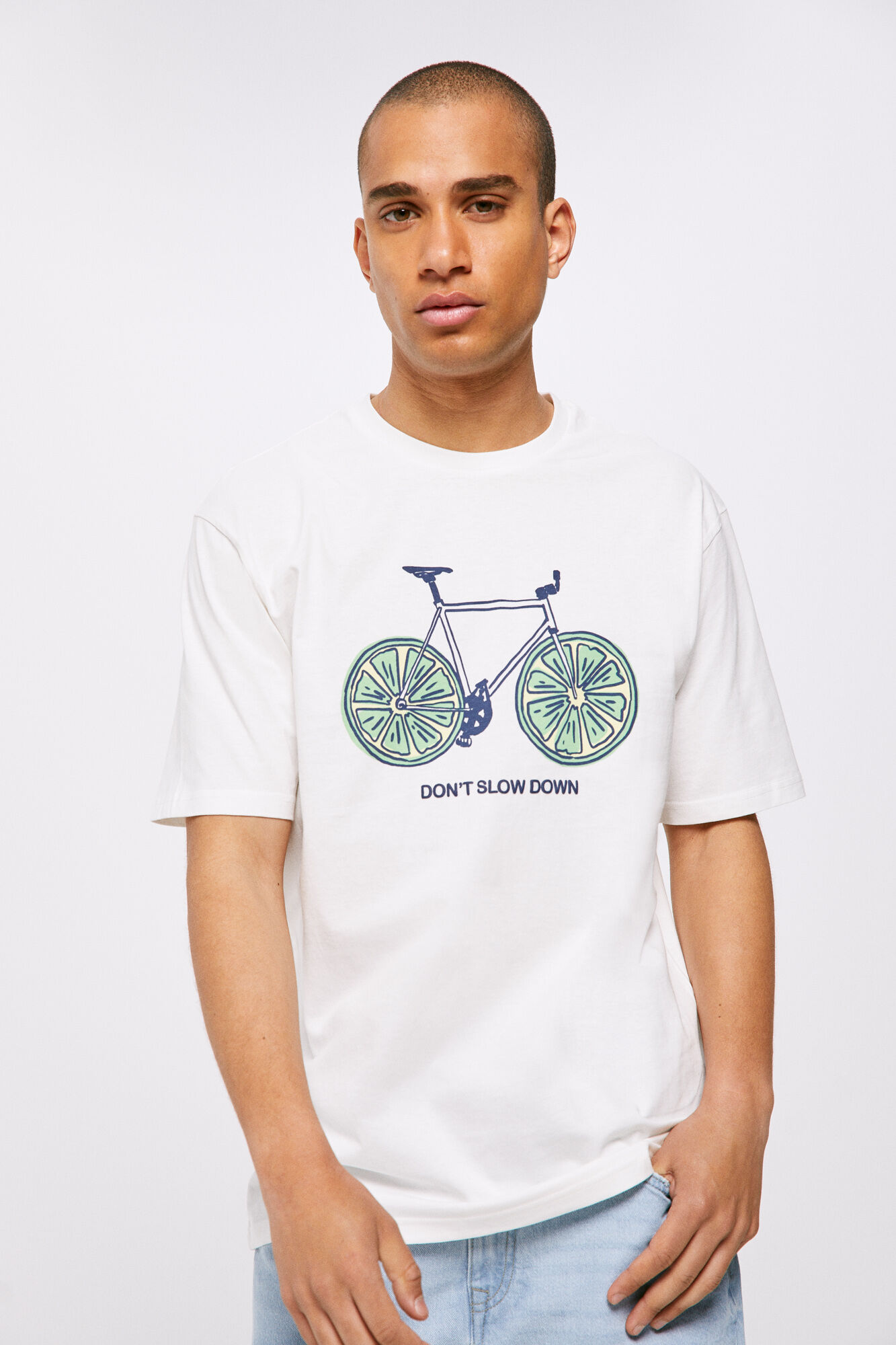 Camiseta Five-point - marfim