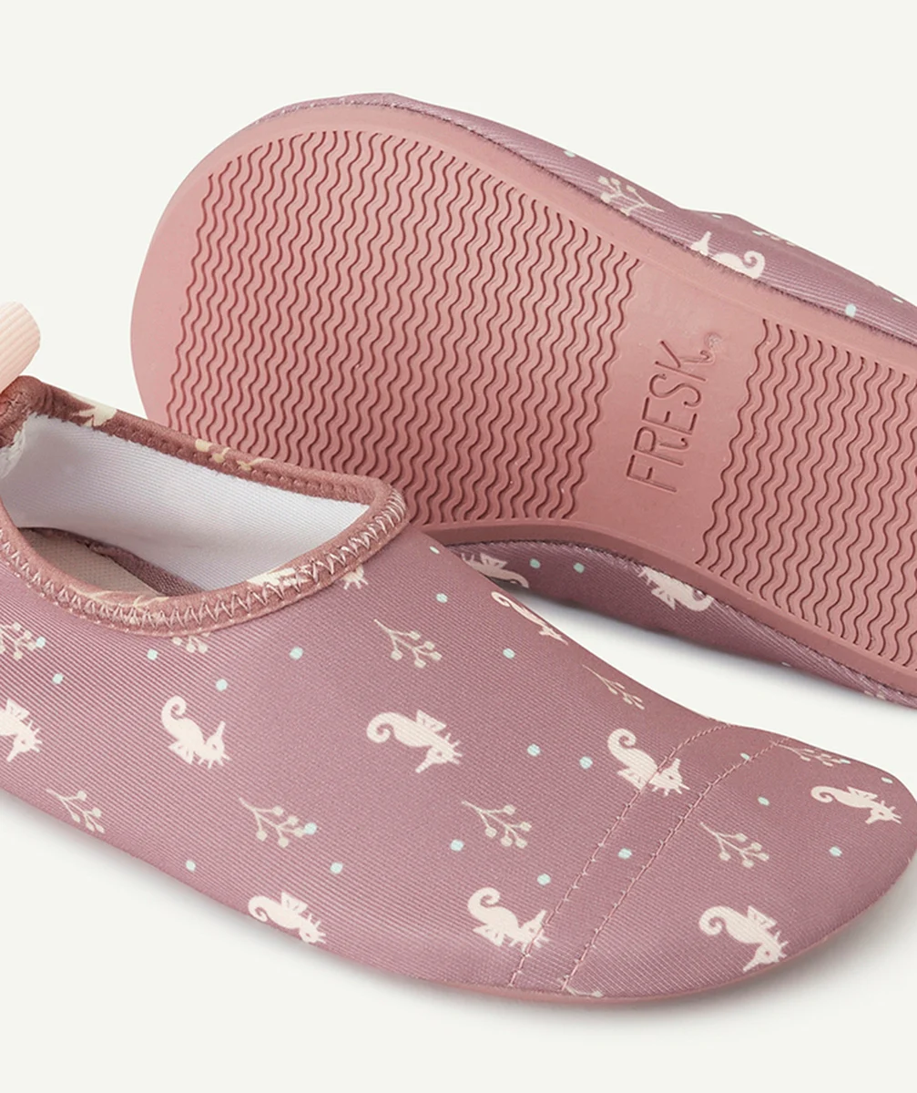 FRESKchaussons de plage anti-uv bébé fille violet
