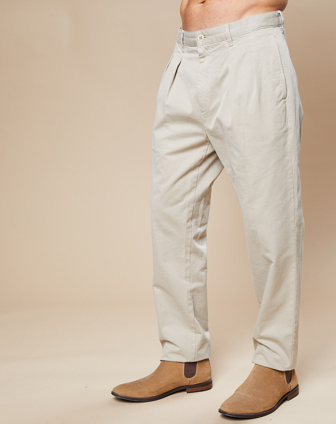 Hartford Pantalon chino Tom beige
