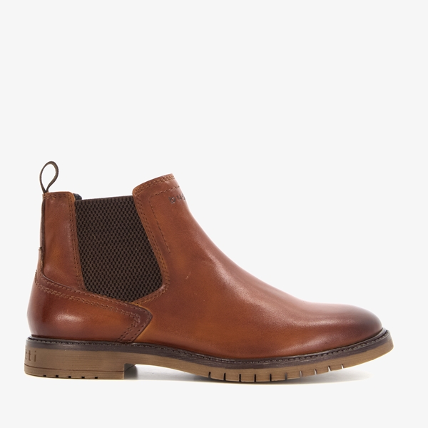 Bugatti leren heren chelsea boots cognac/bruin