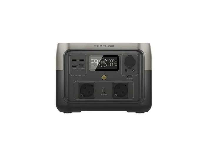 EcoFlow RIVER 2 Max - Transportabel strømstation - AC 220-240/ DC 11-50/12/24 V - 1000 Watt - litiumjernfosfat - 512 Wh - Wi-Fi, Bluetooth - output-stikforbindelser: 9 - Europa