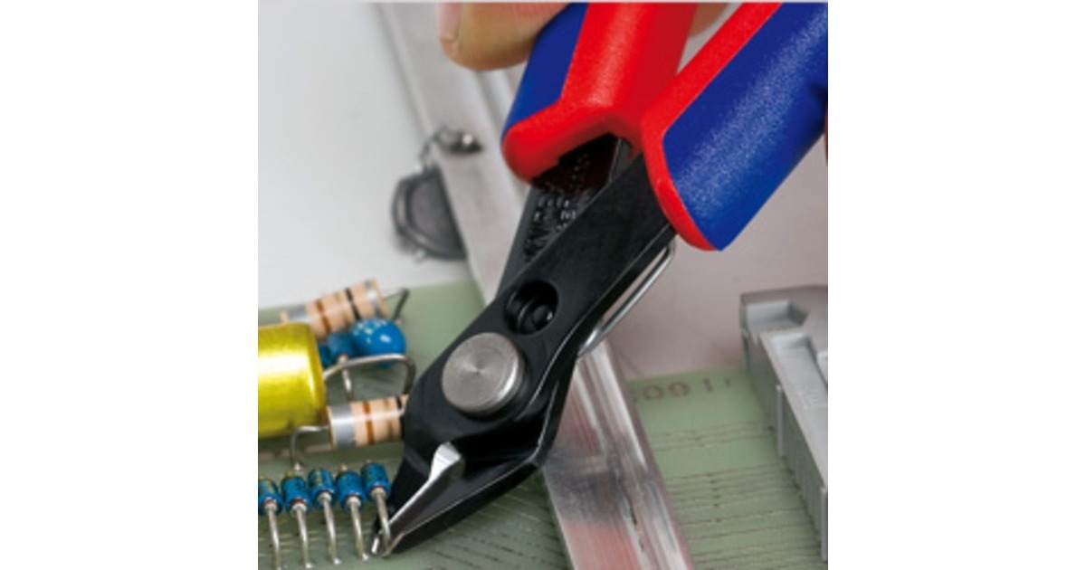 KNIPEXElectronic Super Knips 78 31 125 elektronica-tang  (Blauw)