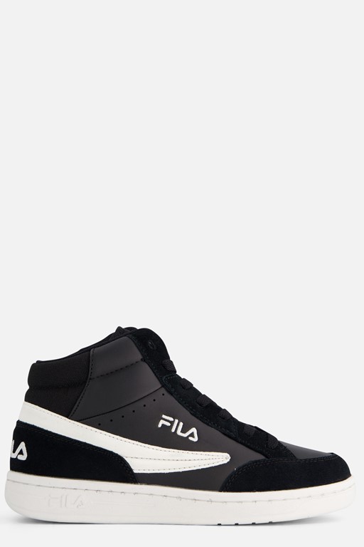 Fila Crew Mid Sneakers zwart Imitatiesuede
