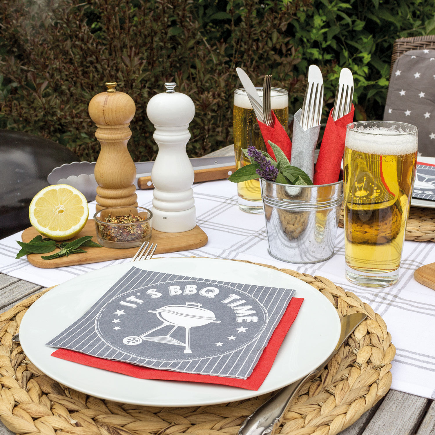 Servietten BBQ Time