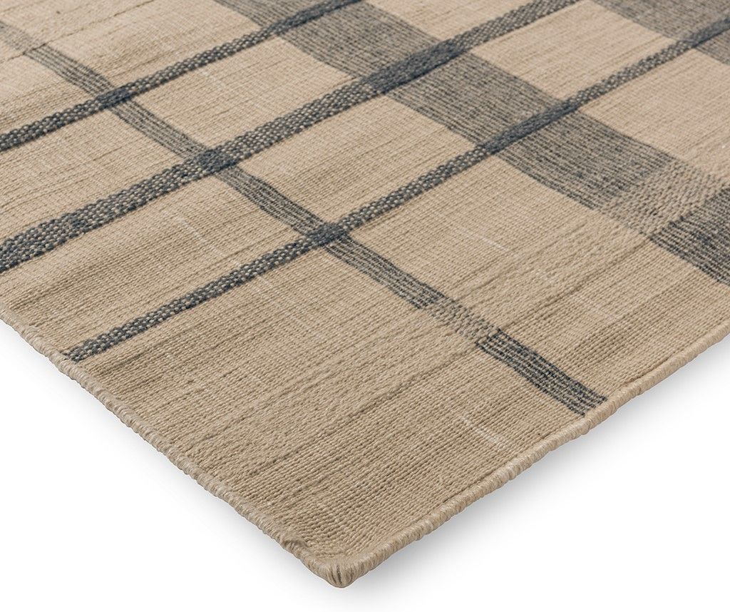 Vloerkleed Check Denim 497408 Zona  | Brink & Campman