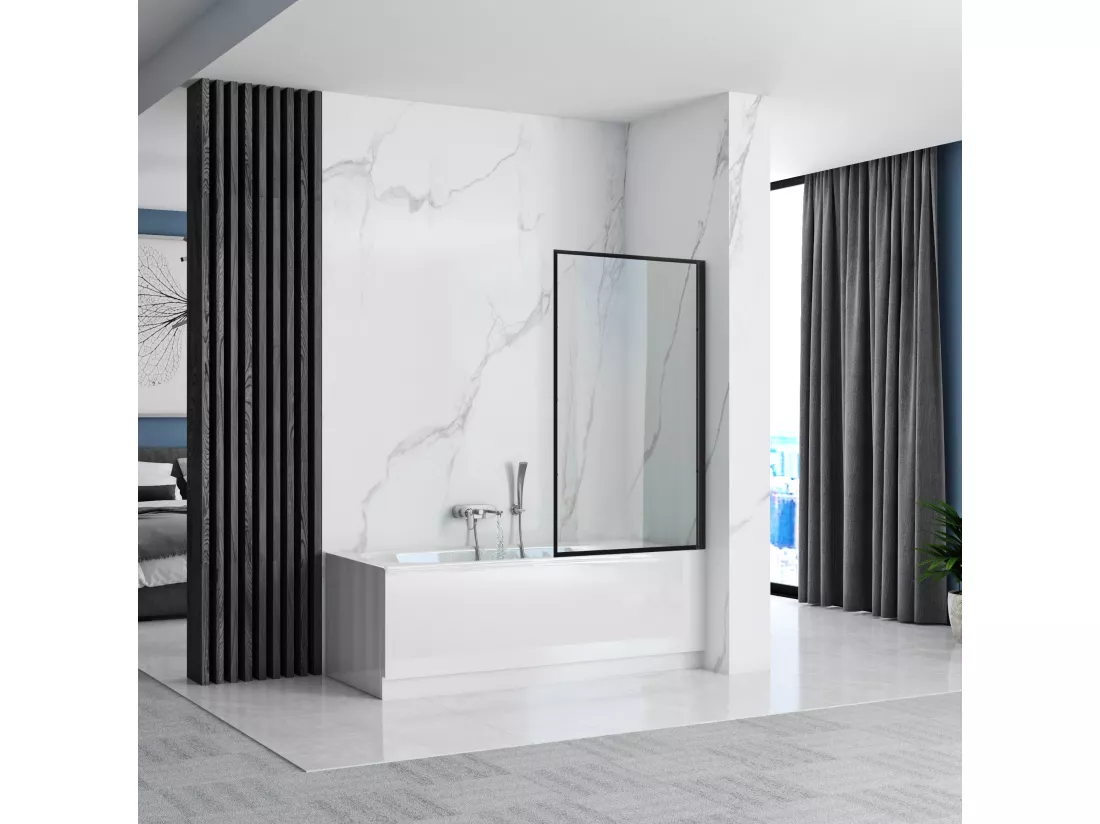 Pare-Baignoire Rea Lagos 70 Black