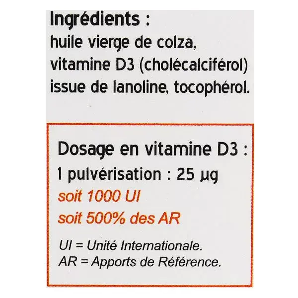 Nutrivie Vitamina D3 1000 UI Spray 20ml