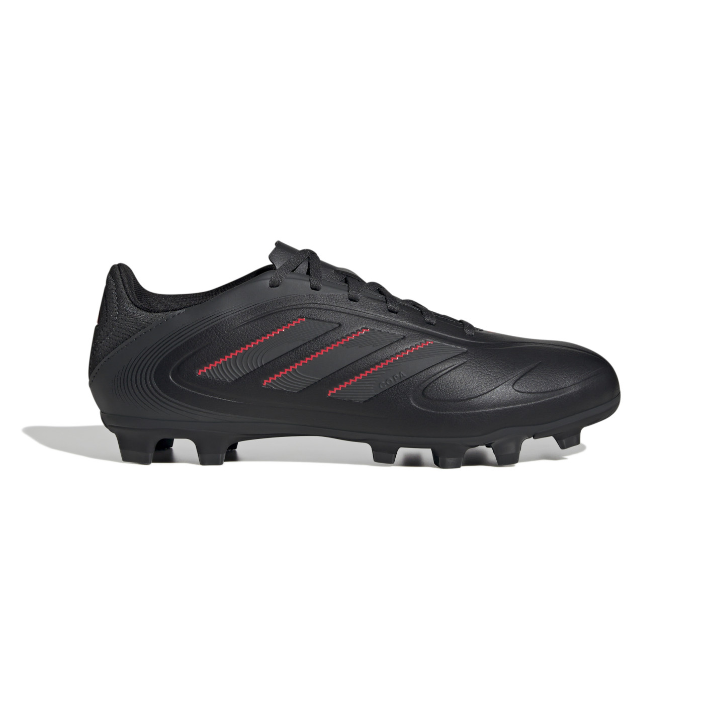 Adidas Copa Pure III Club Gras / Kunstgras Voetbalschoenen (MG) Zwart Donkergrijs Rood