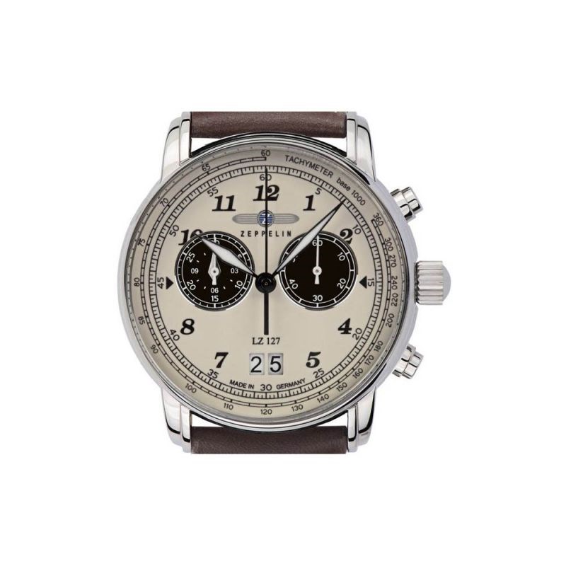Montre Zeppelin Quartz - Beige - 40 mm - 8684-5