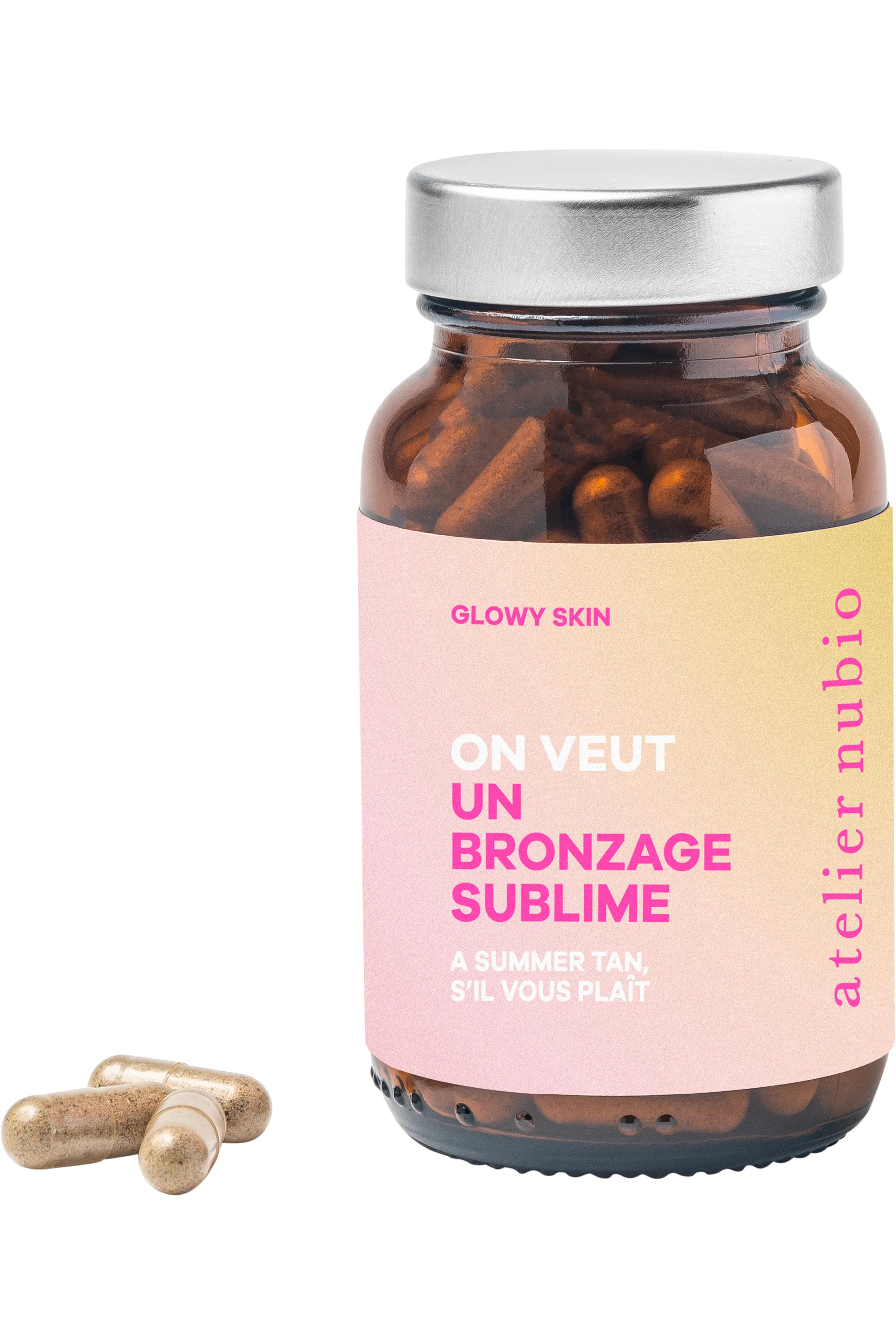 Atelier Nubio Complément alimentaire solaire On veut…un bronzage sublime-19 g