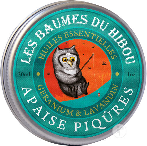 Les Baumes Du Hibou Apaise Piqûres Bio Pot 30ml