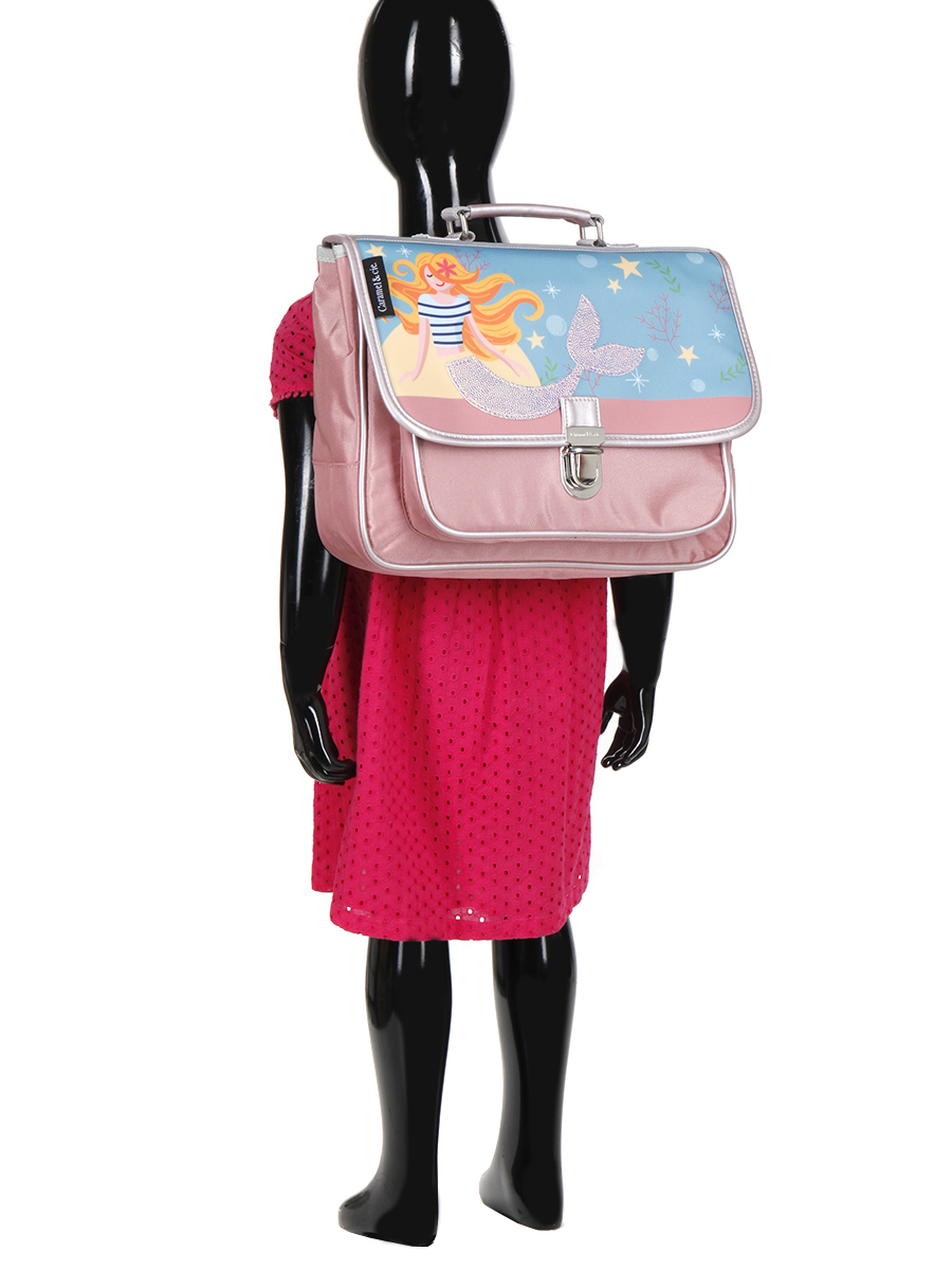 Mini cartable Caramel & cie Jolie SirÀne 32 cm