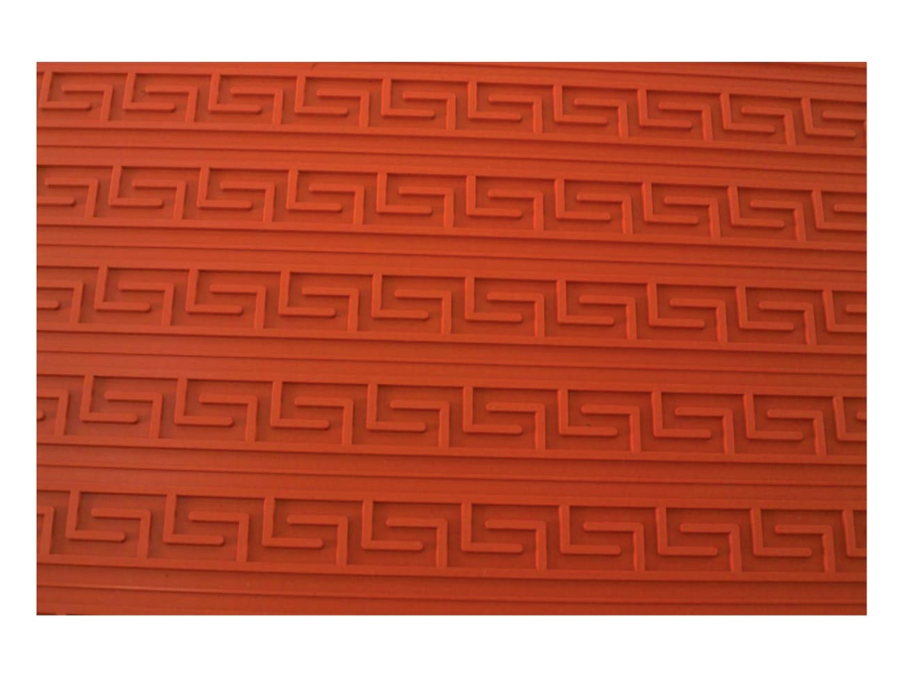 Tapis de décoration en silicone - Frise grecque - 60 x 40 cm - Martellato