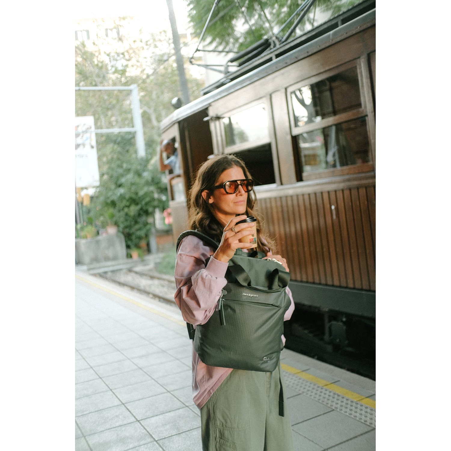 Hedgren Furo Rappu Backpack M 15 inch + RFID Pussywillow Grey