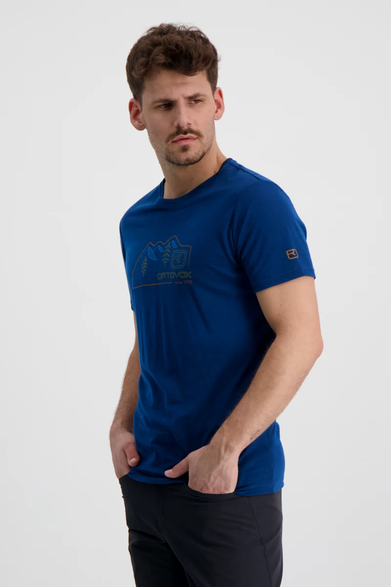 Ortovox 140 Cool Vintage Badge TS Merino Herren T-Shirt