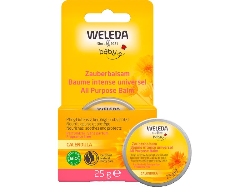 WELEDA Baby Calendula Zauberbalsam 75 ml Natürlicher und pflegender Balsam für die Babyhaut
