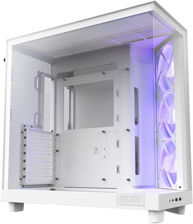 NZXT H6 Flow RGB 2024 PC-kabinet (hvid)