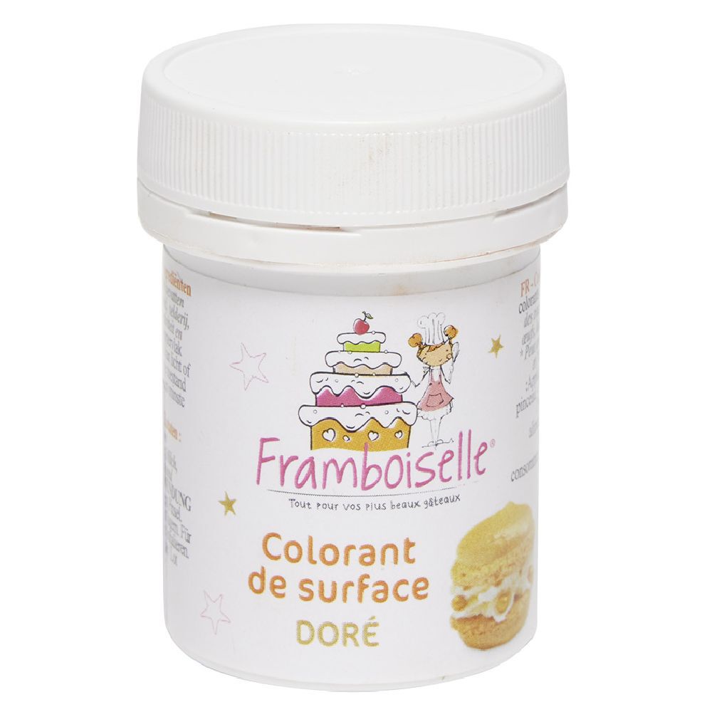 Colorant alimentaire de surface doré 5g