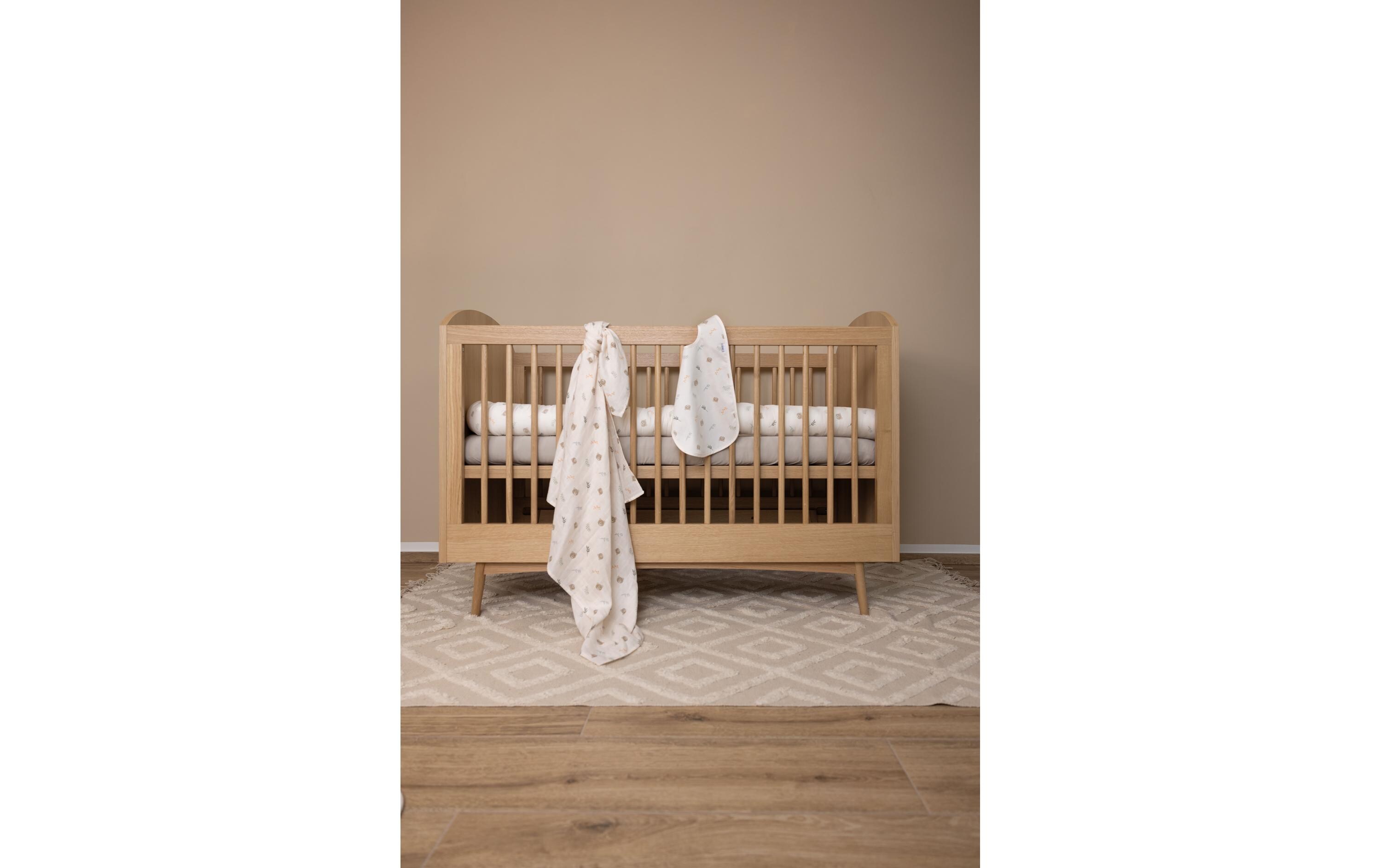 Esslatz plastifiziert Snoozy Bear 26 x 50 cmLätzchen mit Klettverschluss