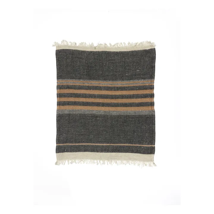 Libeco Drap de plage Belgian | Noir