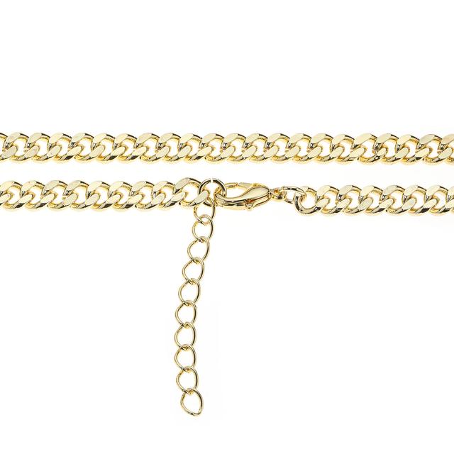 Panzer-Collier, facettiert, ca. 47 + 5 cm