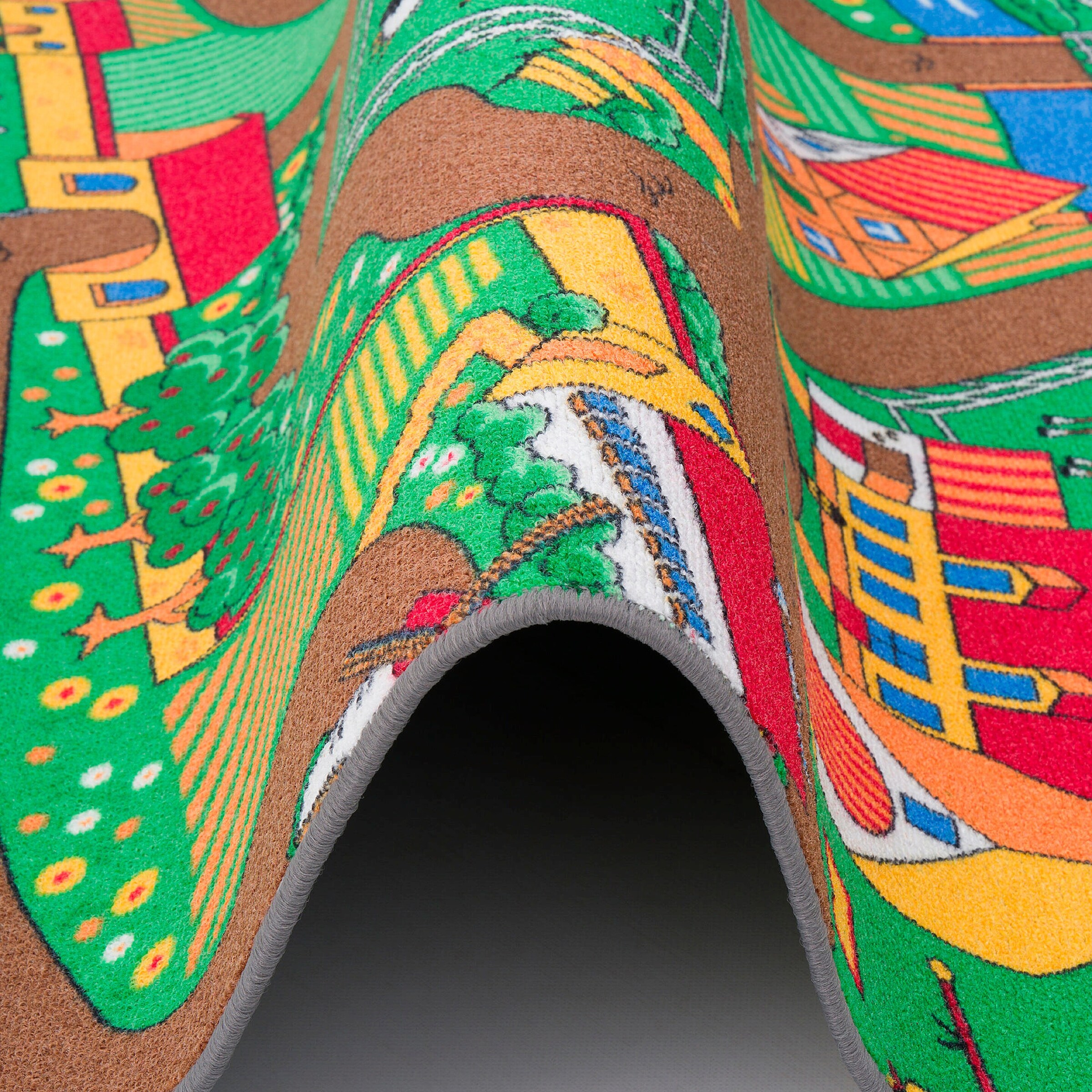 Pergamon Straßenteppich Beidseitig Straßenlandschaften Grün - 100x200 cm