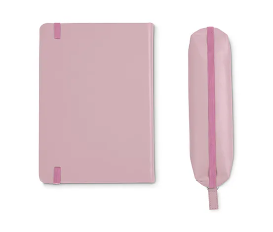 Notizbuch mit Stift und Etui