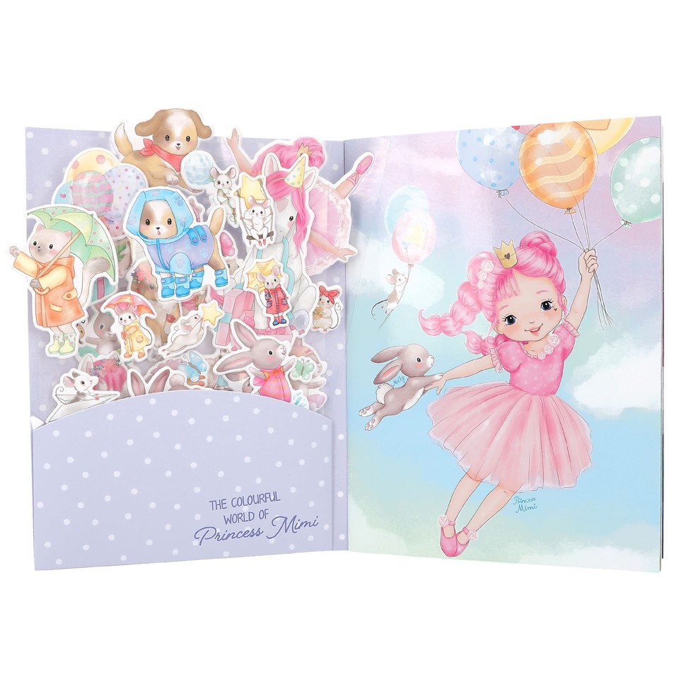 Princess Mimi Dress Me Up Puffy Stickersbog ( 0412491 )