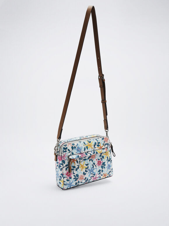 Bolsa Badolera Estampado Floral - Rosa