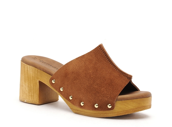 Tamaris mules et sabots talons femme 27220 20 marron