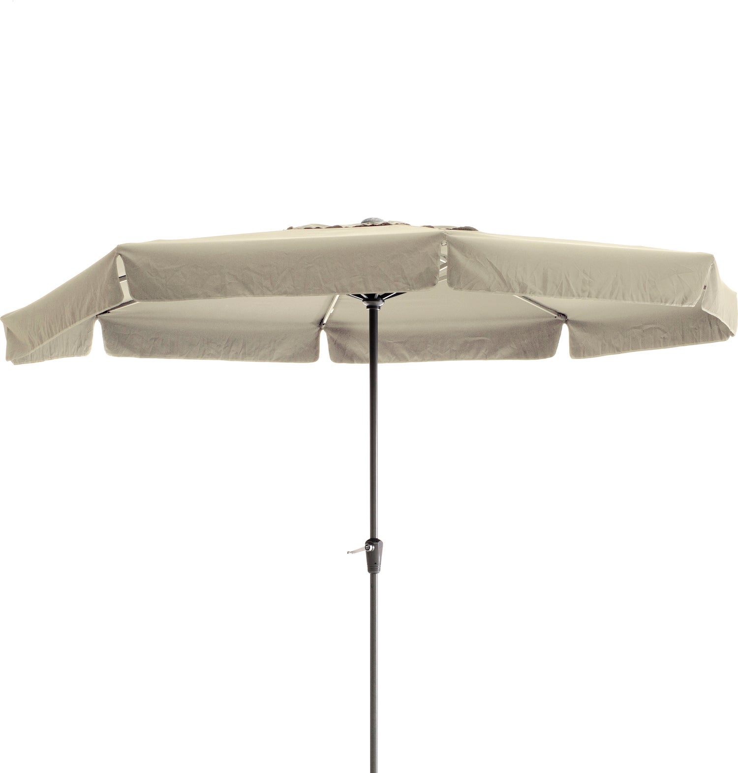 Intratuin parasol Chios taupe 80+UV D 350 cm