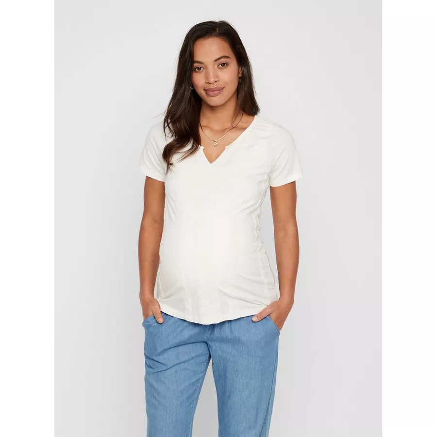 mama;licious Umstandsshirt MLSABRINE Snow White