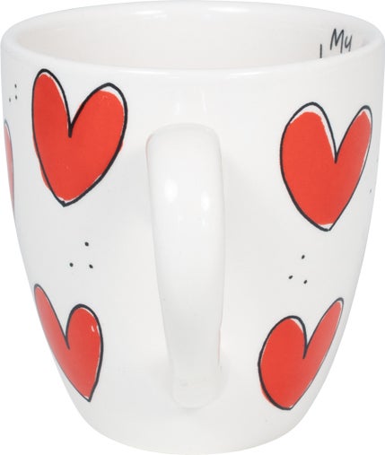 Blond Amsterdam minimok Blond Love uni hearts rood / wit 0,2 L