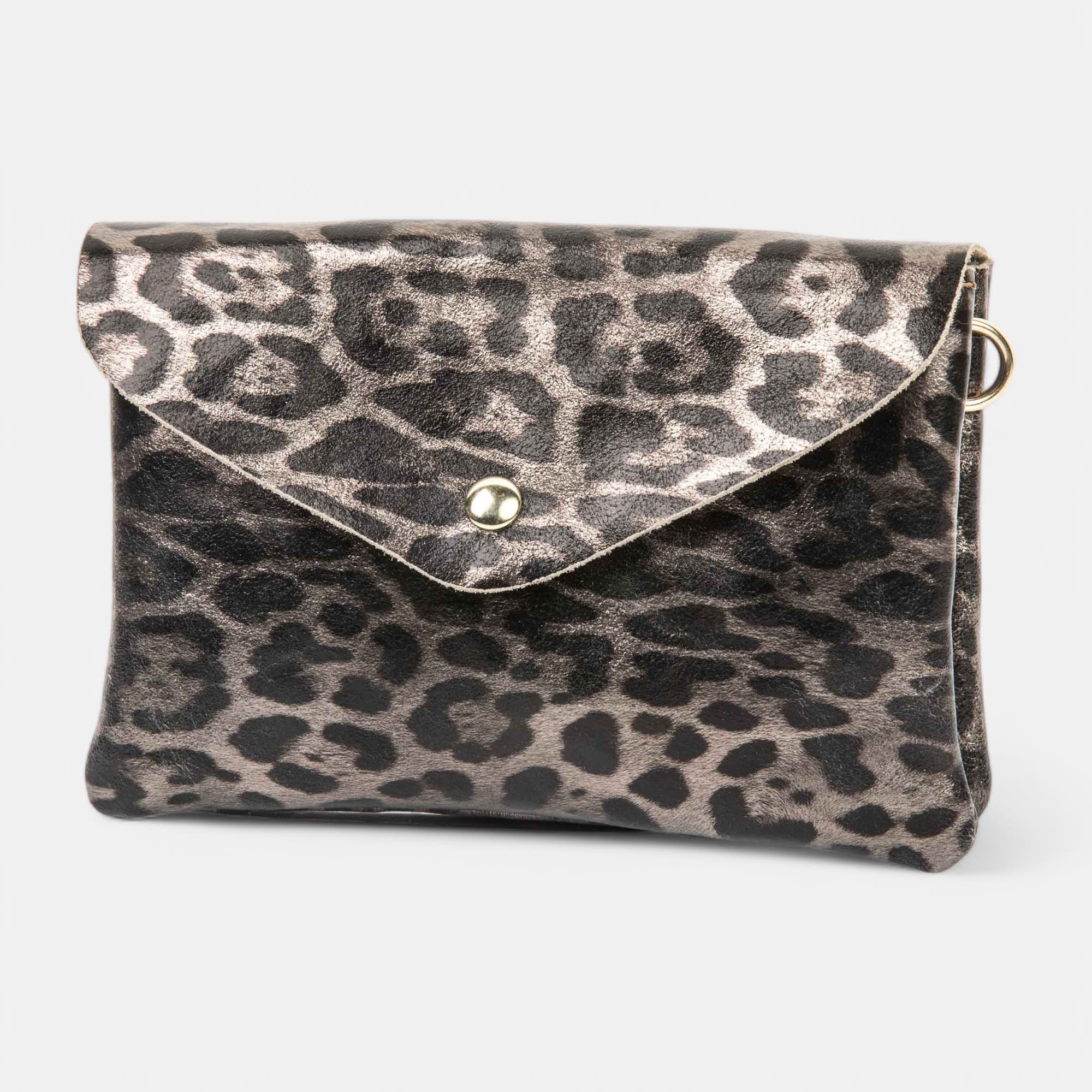 Sac bandoulière en cuir multicolore