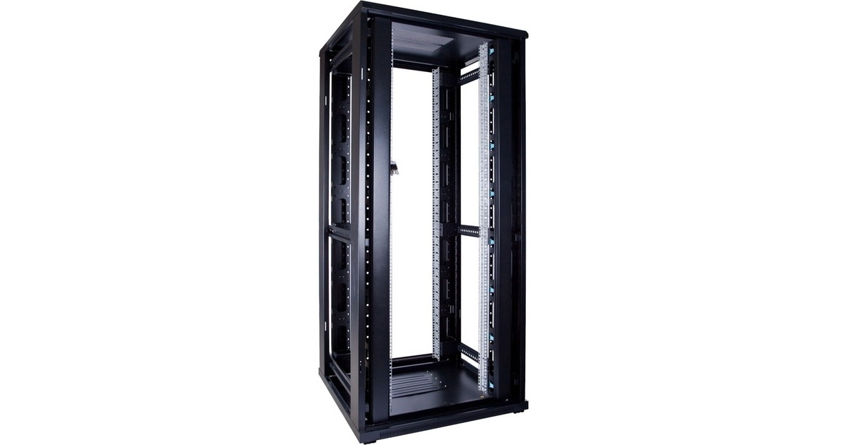 DSI37U serverkast met glazen deur - DS8837 server rack  (Zwart, 800 x 800 x 1800mm)