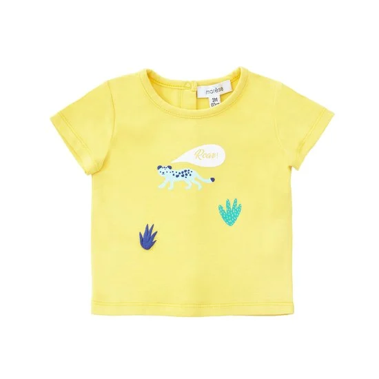 T-shirt Petit Léopard   Jaune Honey        1 mois   de               Marèse