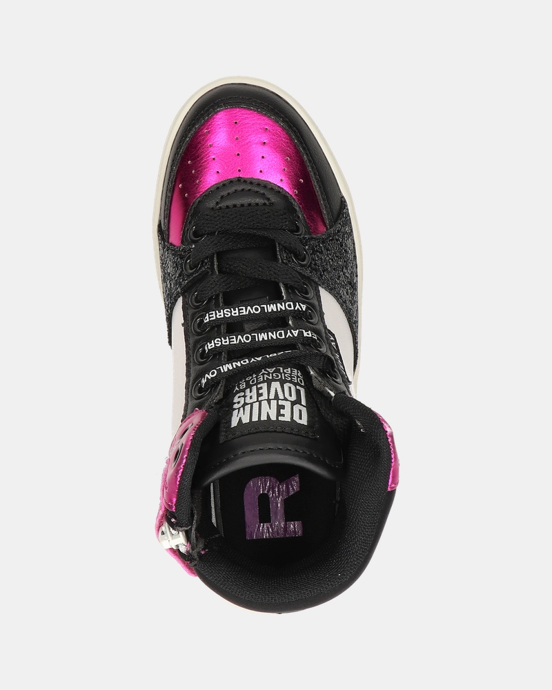 Replay Cobra 7CC Hoge sneakers  - zwart