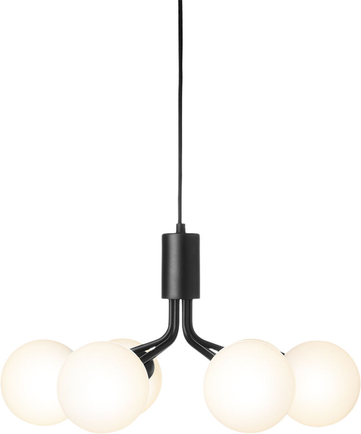 Nuura Apiales 6, satin black / opal Satin black / opal