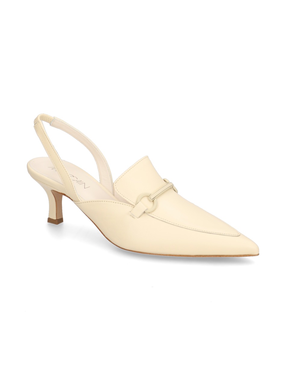 Glattleder Slingpumps