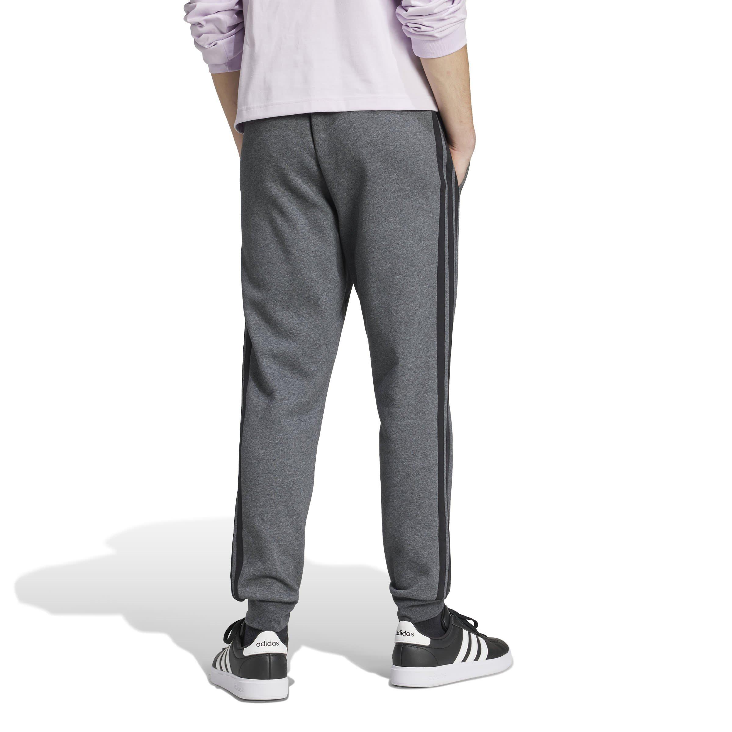 adidas Essentials Fleece Tapered Cuff 3-Stripes Joggers