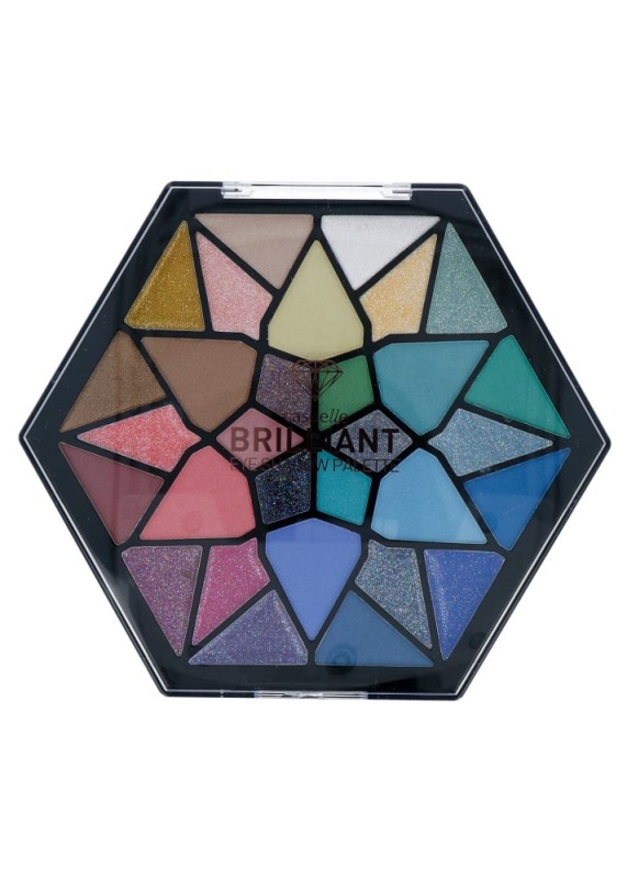 Casuelle Zeshoekige Make-up Compact Inhoud 15 X Glitter Oogcrème 15 X 1 stuk