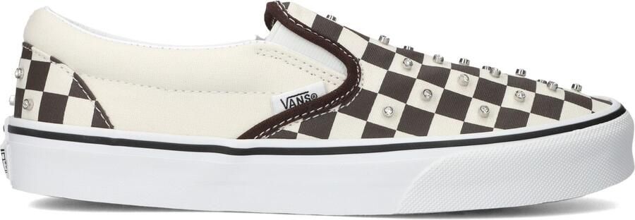 VANS Witte Instappers Classic Slip-on Rhinestone